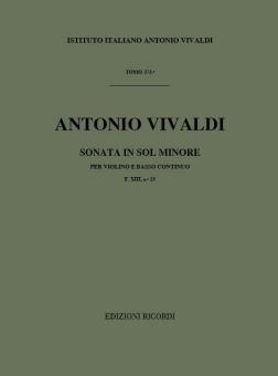 Sonate G-Moll F 13/15 T 373 RV 26 