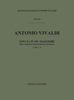 Sonate Es-Dur F 13/23 T 388 Op. 1/7 