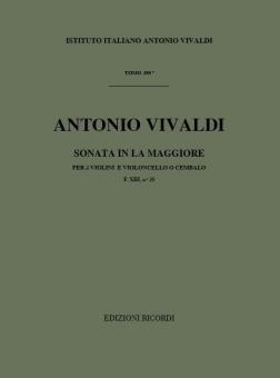 Sonate A-Dur F 13/25 T 390 Op. 1/9 