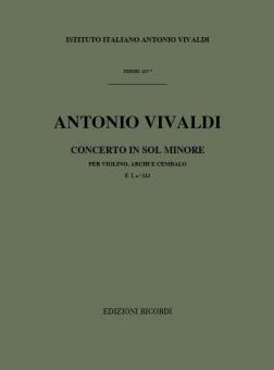 Concerto G-Moll F 1/112 T 257 RV 327 