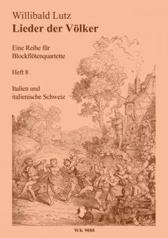 Blockflötenquartette Heft 8: Lieder der Völker 