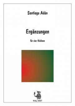 Ergänzungen für 4 Violinen 