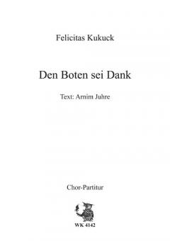 Dem Boten sei Dank 