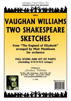 Two Shakespeare Sketches from "The England of Elizabeth" 