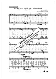 Ein Tag ohne Lieder 