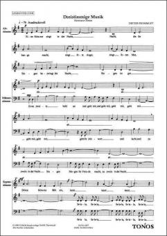 Dreistimmige Musik 