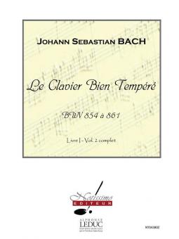 Le Clavier Bien Tempere: Livre 1, Vol. 2 