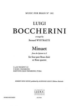 Minuet From The Quintet In E 