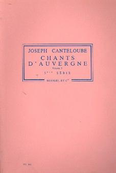 Chants d'Auvergne Vol.3 / 5eme Serie 