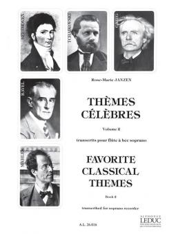 Themes Celebres Vol.2 Flute A Bec Soprano 