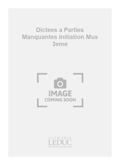 Dictees A Parties Manquantes 