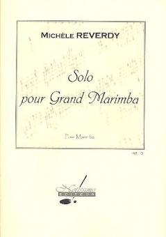 Solo Pour Grand Marimba Pour Marimba 