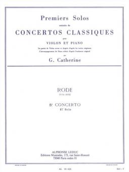 Premiers Solos Concertos - Classiques: No. 8 