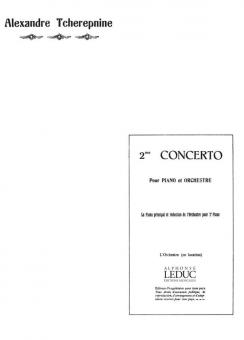 Concerto No. 2 pour Piano et Orchestre 