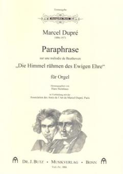 Paraphrase über 'Die Himmel rühmen' 