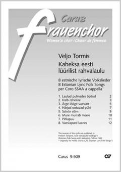 Tormis: 8 estnische lyrische Volkslieder Standard