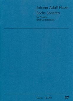 Sechs Sonate für Violine und Generalbass 