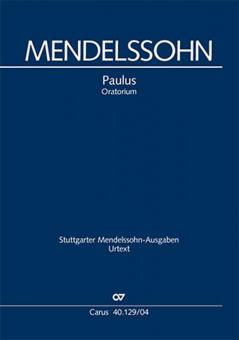 San Pablo op. 36 - Partitura vocal, alemán Standard