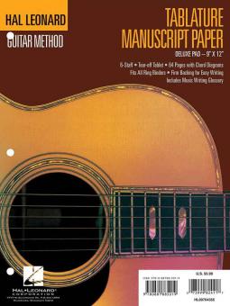 Guitar Tablature Manuscript Paper - Deluxe 