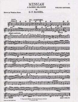 Messiah - A Sacred Oratorio 