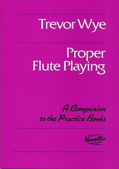 Proper Flute Playing 