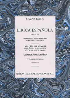 Lirica Espanola Vol.2 Tonadas Antiguas 