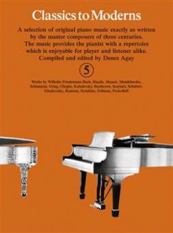 Classics To Moderns Book 5 