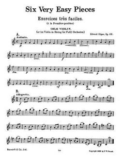Six Very Easy Pieces Op. 22 