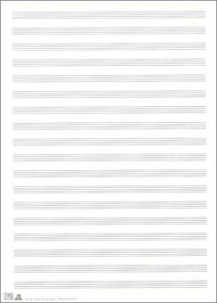 Notenpapier Siestrop 