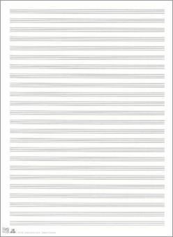 Notenpapier Siestrop 