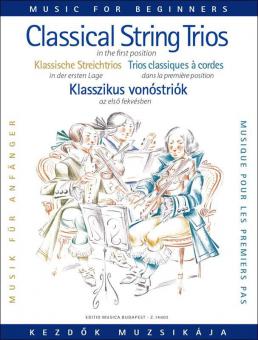 Klassische Streichtrios in der ersten Lage 