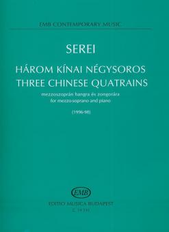 Three Chinese Quatrains To Poems by Li Tai-Po 