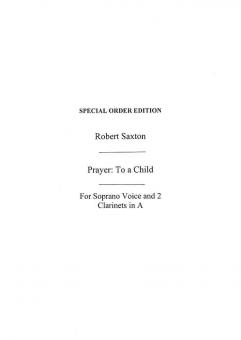Prayer: To A Child 