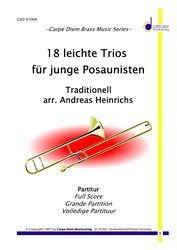 18 leichte Trios für junge Posaunisten 