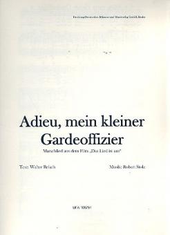 Adieu, mein kleiner Gardeoffizier 
