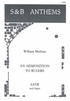 An Admonition To Rulers, Op. 43 