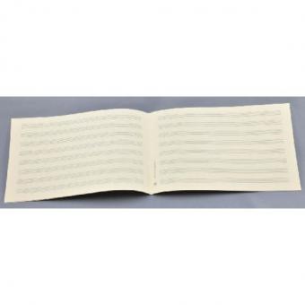 Notenpapier Oktav-Format quer (27x17) 8 Systeme 