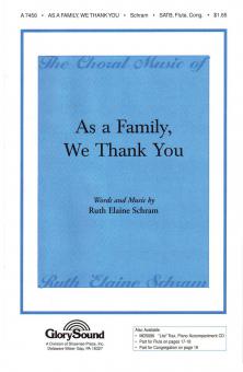 As A Family, We Thank You 