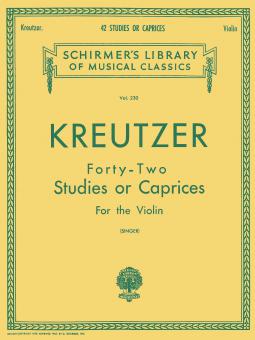 42 Studies Or Caprices 