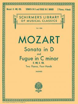 Sonata in D KV448 / Fugue in C Minor KV426 