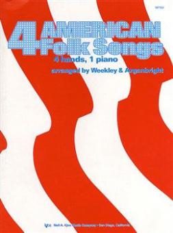 4 American Folk Songs Piano Duets 