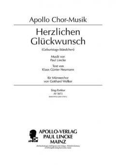 Herzlichen Glückwunsch 