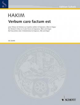 Verbum caro factum est Standard