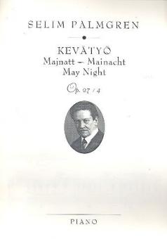 May Night op. 27/4 