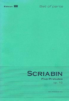 Five Preludes op. 16 