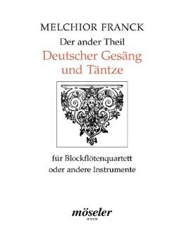 The Second Volume Of German Songs And Dances 