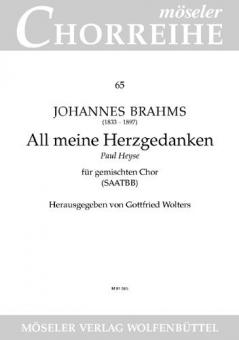 All My Heartfelt Thinking Op. 62,5 Standard