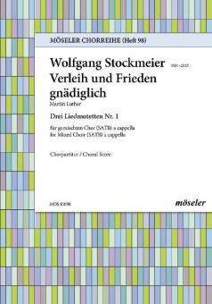Three Song Motets Wk 270 Standard