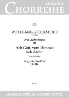 Three Song Motets Wk 272 No. 3 Standard