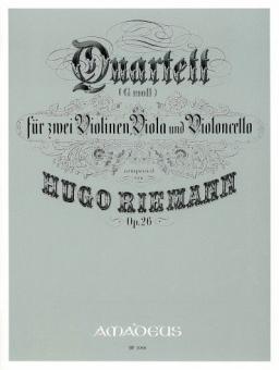 Quartet in g minor op. 26 